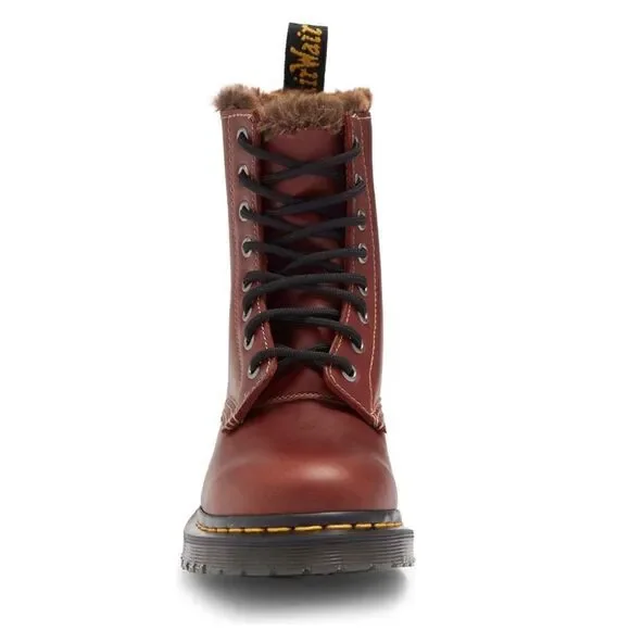Dr. Martens | 1460 Serena Aburzzo Lug Sole Leather Boots - Picture 4 of 9